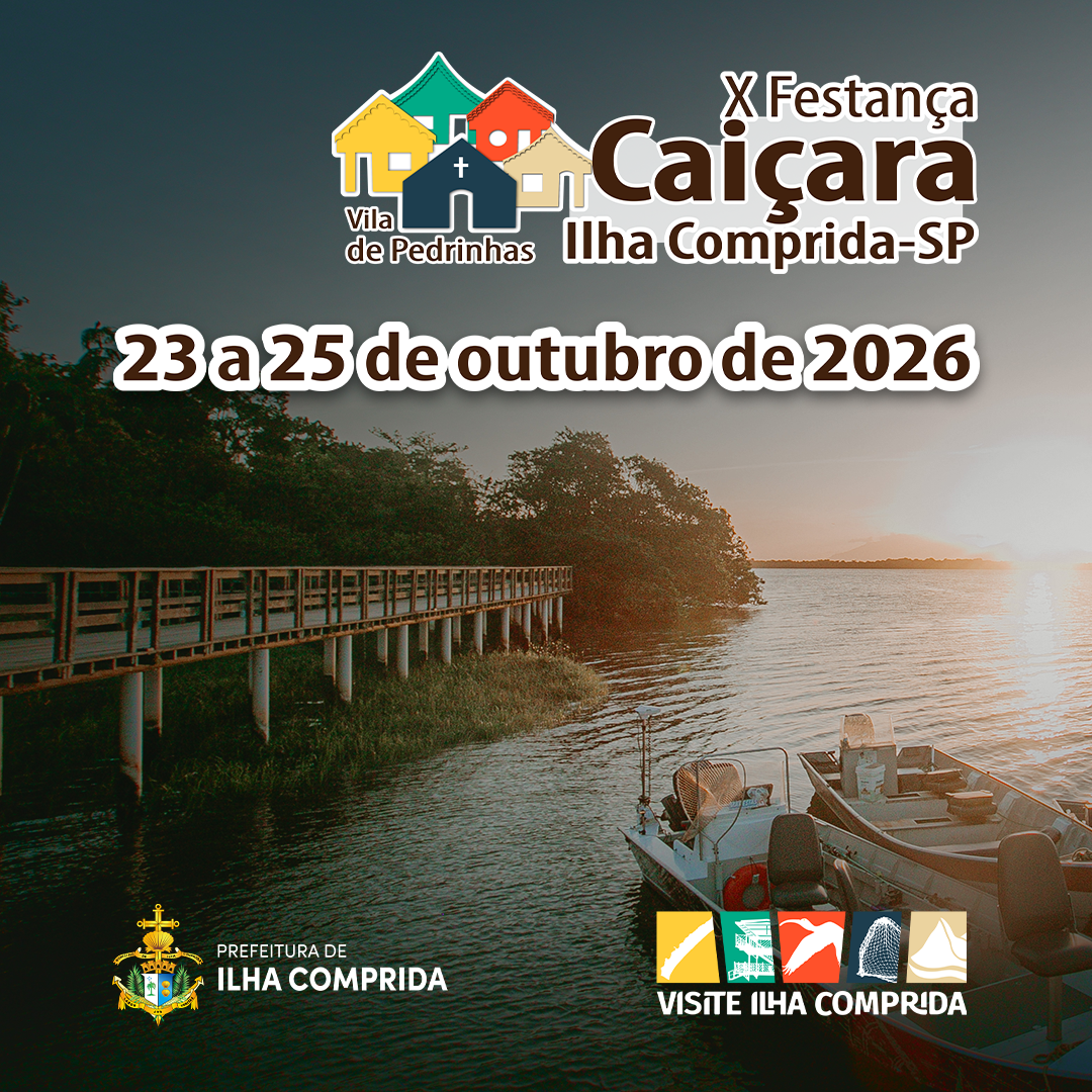Cartaz oficial da X Festança Caiçara 2026
